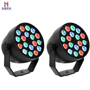 Par Lighting for Stage 18x3W LED RGB DMX512 with 7 Channel for DJ Disco Party 2pcs/lot
Par Lighting for Stage 18x3W LED RGB DMX512 with 7 Channel for DJ Disco Party 2pcs/lot