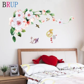 136*68cm White Flower 3D Wall Stickers Fish Home Decor for Bedroom Vinyl DIY Wall Decals Beautiful Rooms Decoration Removable
136*68cm White Flower 3D Wall Stickers Fish Home Decor for Bedroom Vinyl DIY Wall Decals Beautiful Rooms Decoration Removable
