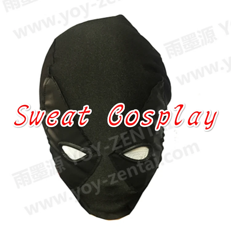 High Quality Super Hero Deadpool Black Spandex Eyes Rubber Coating Mask Hood Cosplay Props
High Quality Super Hero Deadpool Black Spandex Eyes Rubber Coating Mask Hood Cosplay Props