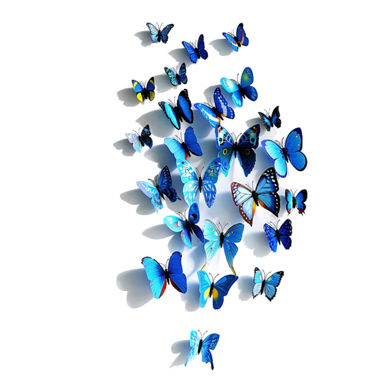 SZS Hot 3D Butterfly Sticker Art Design Decal Wall Stickers Home Decor Room Decorations Blue
SZS Hot 3D Butterfly Sticker Art Design Decal Wall Stickers Home Decor Room Decorations Blue