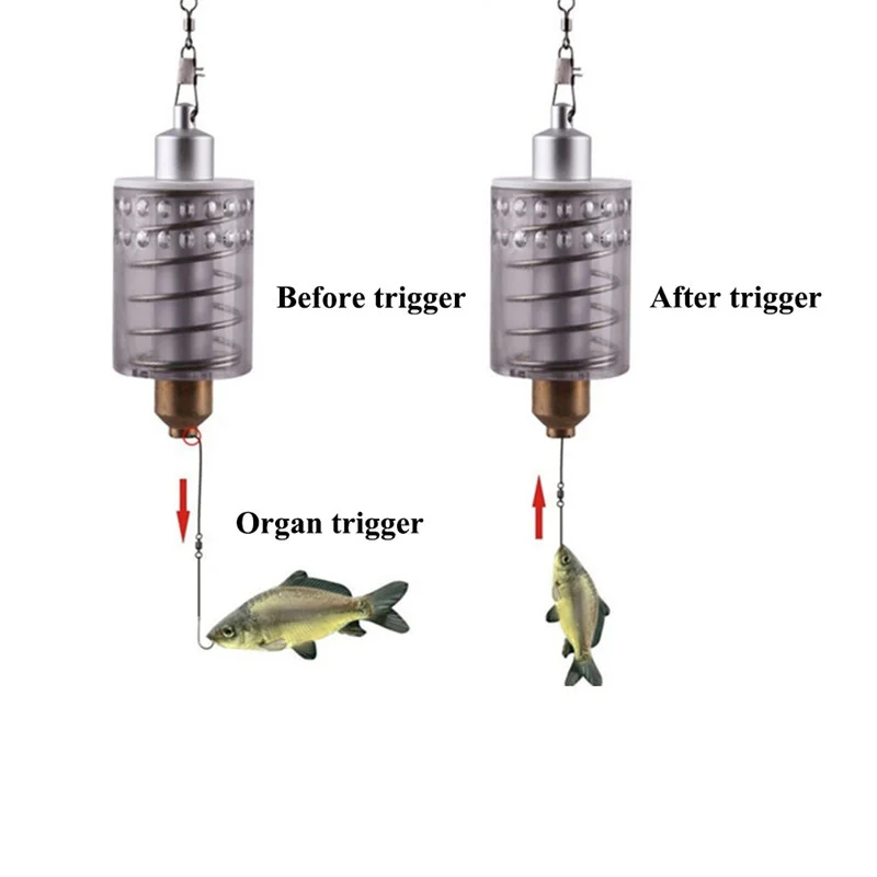 Lazy Fishing Hooks Automatic Fishing Feeder Tackle Trap Spring Cage Bait Container Automatic Fishing Lure Cage New
Lazy Fishing Hooks Automatic Fishing Feeder Tackle Trap Spring Cage Bait Container Automatic Fishing Lure Cage New