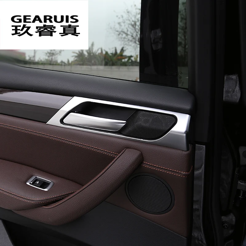 Car styling For BMW X3 F25 X4 F26 2014-2017 Interior Door Handle Cover Trim Door Bowl Stickers decorativ auto accessories
Car styling For BMW X3 F25 X4 F26 2014-2017 Interior Door Handle Cover Trim Door Bowl Stickers decorativ auto accessories