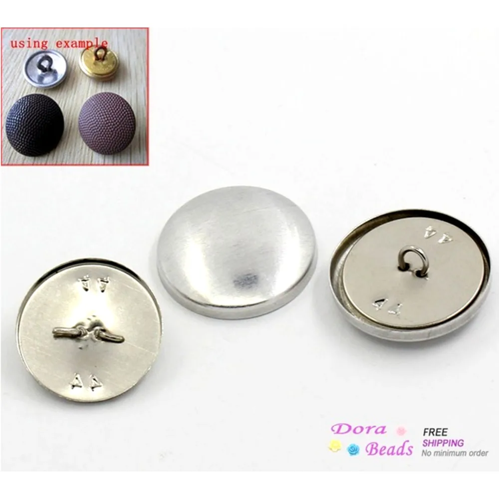 DoreenBeads 30 Sets Aluminum Tone Shank Wire Back Cover Metal Buttons 28x28mm(1 1/8"x1 1/8") 25x25mm(1"x1") (B21009)
DoreenBeads 30 Sets Aluminum Tone Shank Wire Back Cover Metal Buttons 28x28mm(1 1/8"x1 1/8") 25x25mm(1"x1") (B21009)