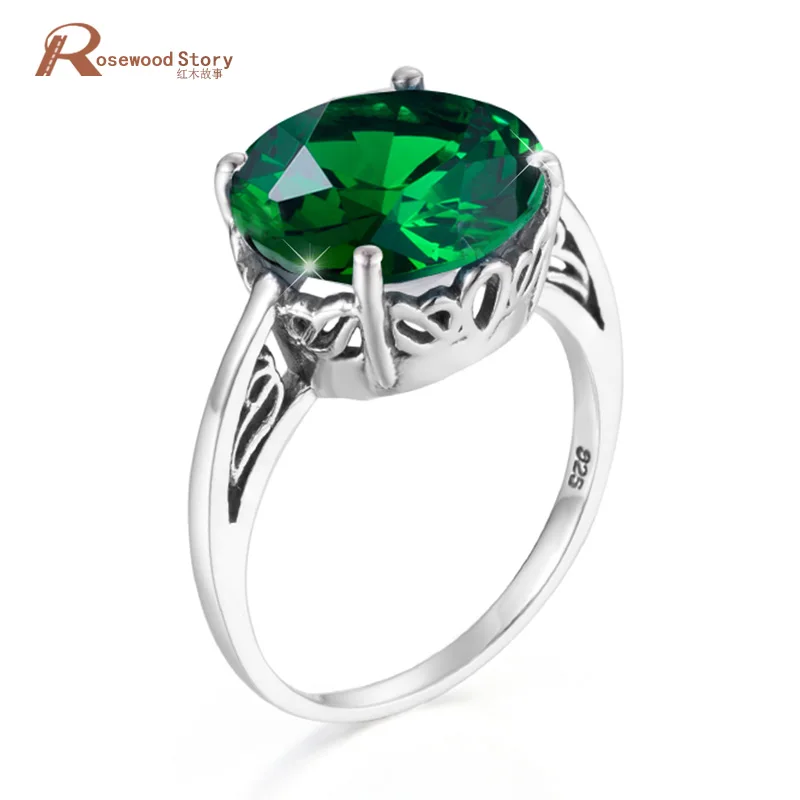 Vintaga Created May Birthstone Emerald Rings For Women Solid 925 sterling silver Engagement Wedding jewelry gothic accessories
Vintaga Created May Birthstone Emerald Rings For Women Solid 925 sterling silver Engagement Wedding jewelry gothic accessories