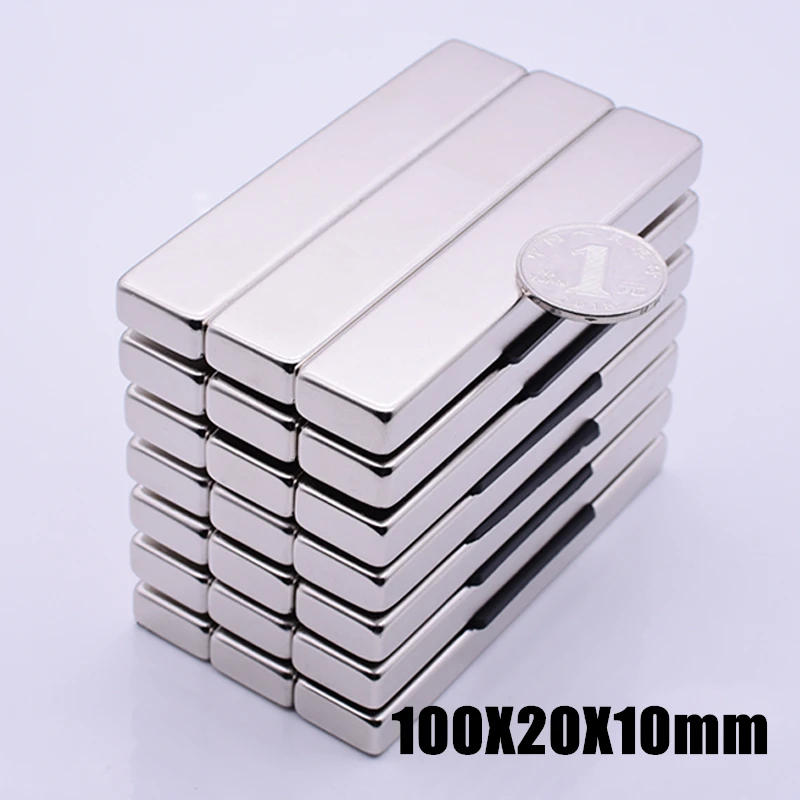 1pcs/lot N52 100x20x10 mm hot search magnet Strong magnets Rare Earth Neodymium Magnet for crafts wholesale 100*20*10 mm
1pcs/lot N52 100x20x10 mm hot search magnet Strong magnets Rare Earth Neodymium Magnet for crafts wholesale 100*20*10 mm