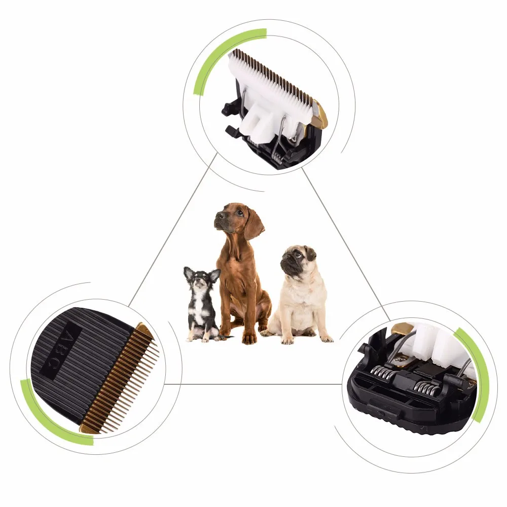 1pc Electric Pet Dog Hair Trimmer Clipper Grooming Cutting Machine Original Ceramic Blade Cut Head Dog Clipper Blades
1pc Electric Pet Dog Hair Trimmer Clipper Grooming Cutting Machine Original Ceramic Blade Cut Head Dog Clipper Blades