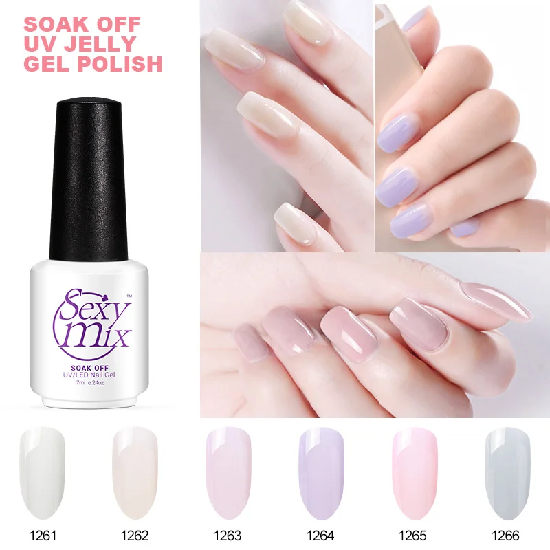 Sexy Mix New 7ml Opal Jelly Gel Transparent White Pink Purple Grey Soak Off Manicure Lacquer Nail Art UV Gel Polish Varnish
Sexy Mix New 7ml Opal Jelly Gel Transparent White Pink Purple Grey Soak Off Manicure Lacquer Nail Art UV Gel Polish Varnish