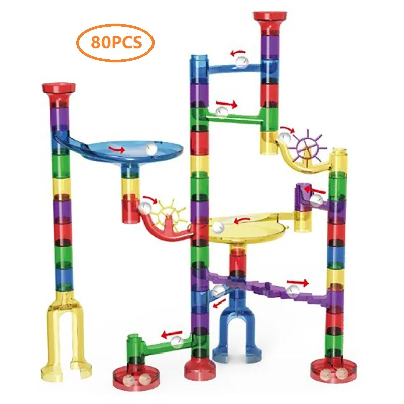 80PCS Marble Race Run Building Blocks Maze Balls Track Construction Educational Toy For Children Gift Run Maze Balls Blocks Set
80PCS Marble Race Run Building Blocks Maze Balls Track Construction Educational Toy For Children Gift Run Maze Balls Blocks Set