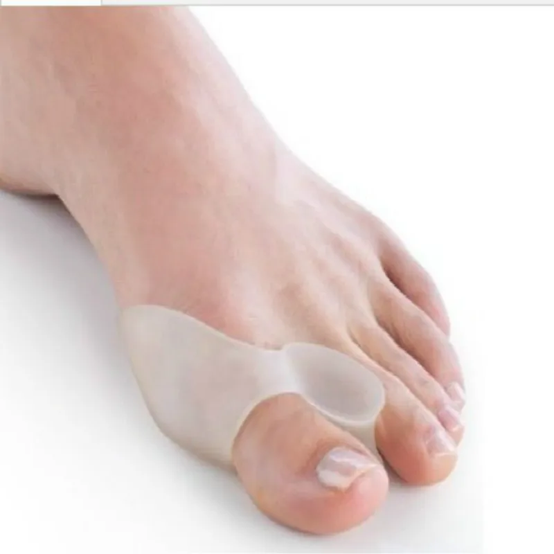 White 1 pair Silicone Gel foot Big Toe Separator Care Tool Thumb Protector Bunion Corrector Adjuster Hallux Valgus Pro Massager
White 1 pair Silicone Gel foot Big Toe Separator Care Tool Thumb Protector Bunion Corrector Adjuster Hallux Valgus Pro Massager