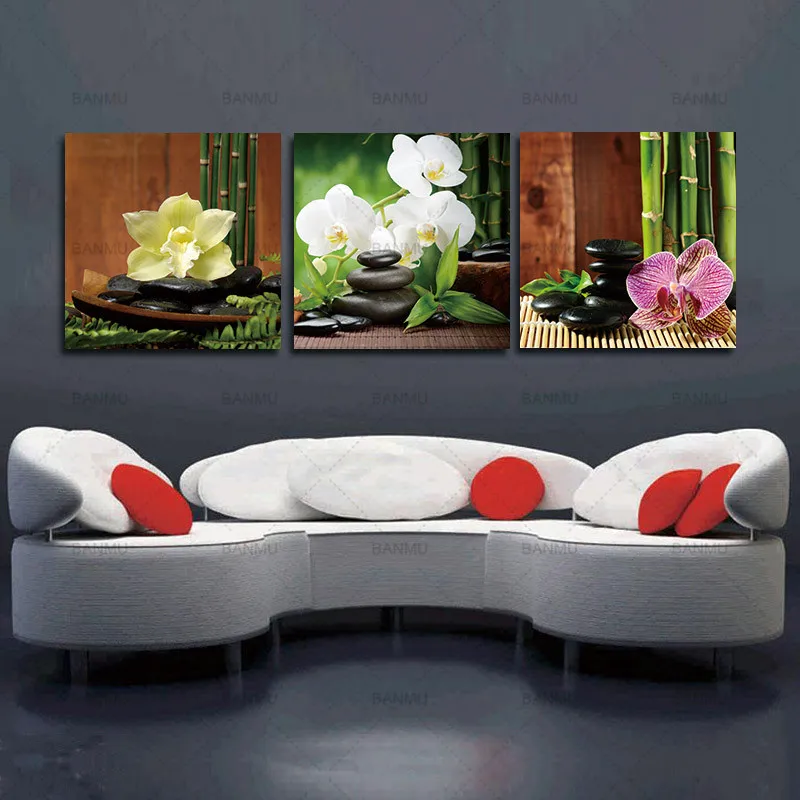 Canvas Paintings on Canvas Wall Art for Home Walls Decor 3 Panels Modern Giclee Prints Artwork Zen Basalt Stones Flowers Bamboo
Canvas Paintings on Canvas Wall Art for Home Walls Decor 3 Panels Modern Giclee Prints Artwork Zen Basalt Stones Flowers Bamboo