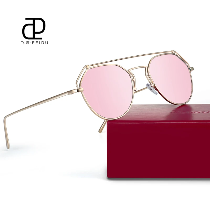 FEIDU New Sunglasses Summer Fashion Double Girder Sunglasses Women Designer Brand Oval Alloy Frame Mirror Oculos De Sol With Box
FEIDU New Sunglasses Summer Fashion Double Girder Sunglasses Women Designer Brand Oval Alloy Frame Mirror Oculos De Sol With Box