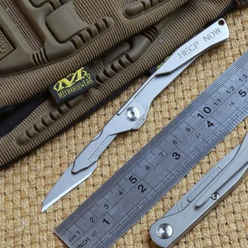 Titanium Alloy Folding Utility Knife Surgical Blade EDC Portable Outdoor Rescue Single Hand Opening And Closing Short Mini knife
Titanium Alloy Folding Utility Knife Surgical Blade EDC Portable Outdoor Rescue Single Hand Opening And Closing Short Mini knife