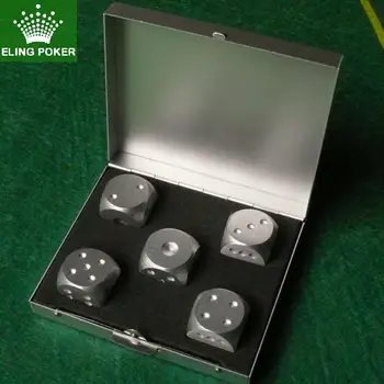 New Texas Hold'em Dice Metal Alloy Dice Gift Set Hold'em Accessories 5pcs/set Portable Boyfriend Gift Dungeons and Dragons
New Texas Hold'em Dice Metal Alloy Dice Gift Set Hold'em Accessories 5pcs/set Portable Boyfriend Gift Dungeons and Dragons