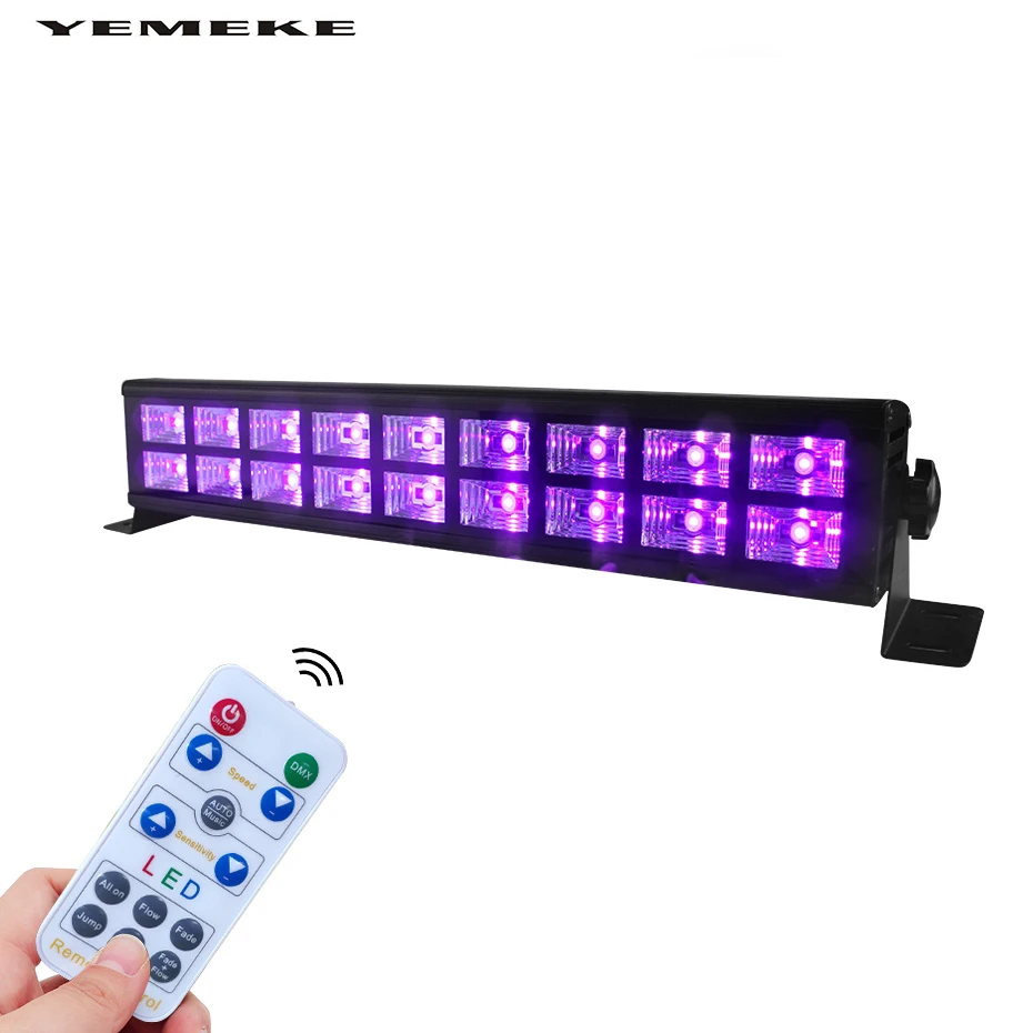 UV LED DMX Light Fixture Black Light Lamp Ultraviolet Curing Currency Authentication Stain Detector DJ Party Holidays
UV LED DMX Light Fixture Black Light Lamp Ultraviolet Curing Currency Authentication Stain Detector DJ Party Holidays