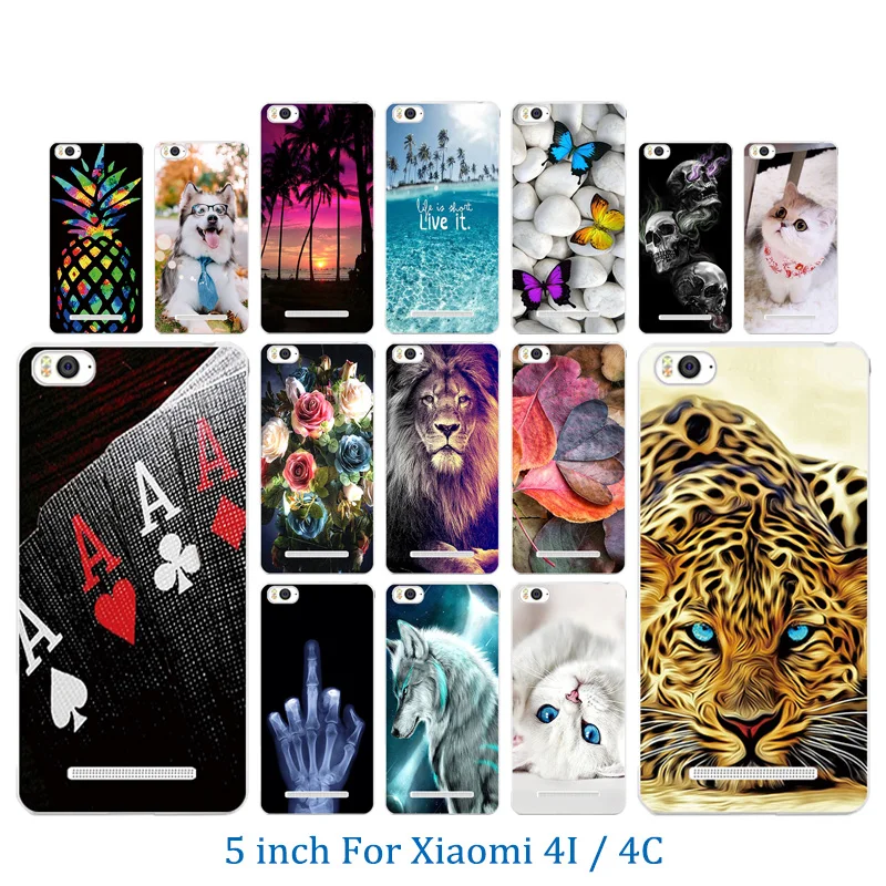 Чехол для Xiaomi Mi 4i Mi4i Mi4C 4C чехол с узором Marb мягкий из ТПУ роскошный силиконовый |