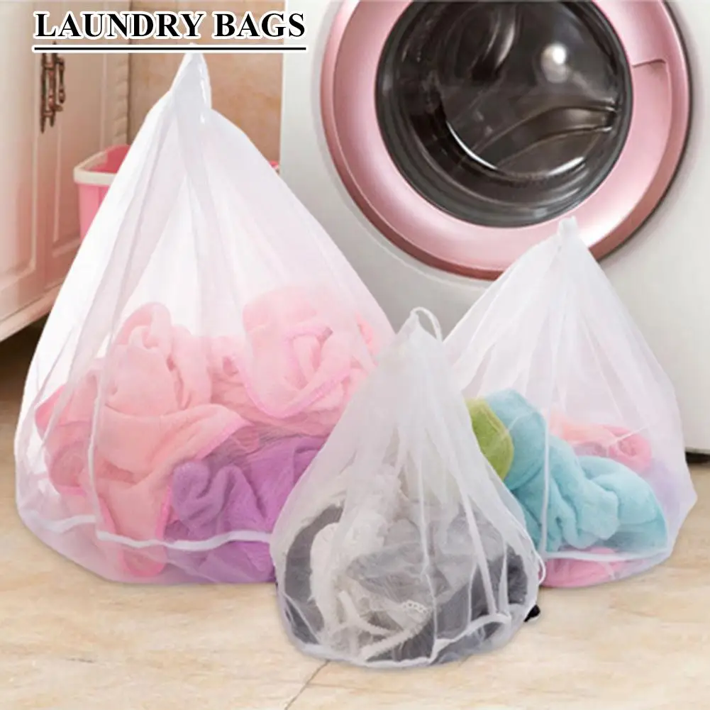 Foldable Mesh Laundry Wash Bags Bra Underwear Washing Machine Clothes Protection Net Cleaning Tool Accessories 3 Sizes 
Foldable Mesh Laundry Wash Bags Bra Underwear Washing Machine Clothes Protection Net Cleaning Tool Accessories 3 Sizes