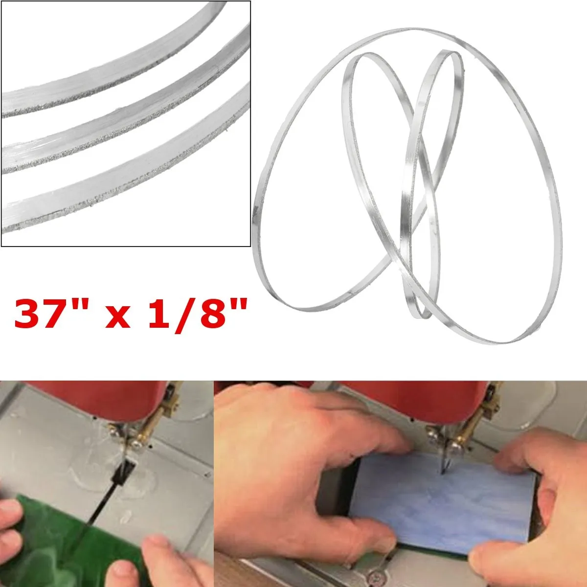 94cm 37 inch Stainless steel Diamond Coated Band Saw Blade Replacement Tool Machining Tools for XL Diamond 3000XL
94cm 37 inch Stainless steel Diamond Coated Band Saw Blade Replacement Tool Machining Tools for XL Diamond 3000XL