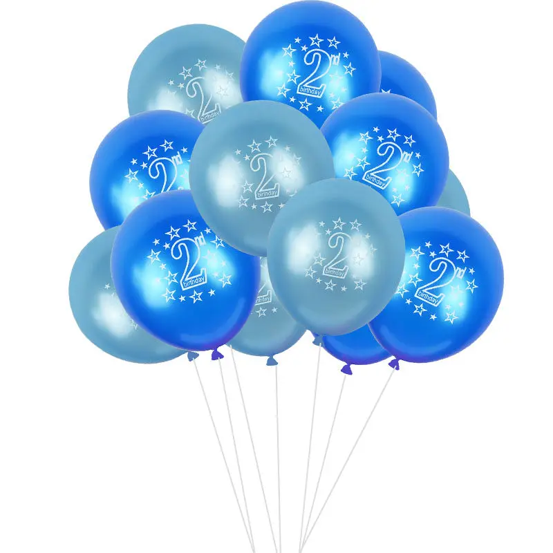 10pcs 4 Colors 2nd Birthday Balloons Happy Birthday Printed 2 Latex Balloons for 2 Years Old Birthday Party Decorations Globos
10pcs 4 Colors 2nd Birthday Balloons Happy Birthday Printed 2 Latex Balloons for 2 Years Old Birthday Party Decorations Globos