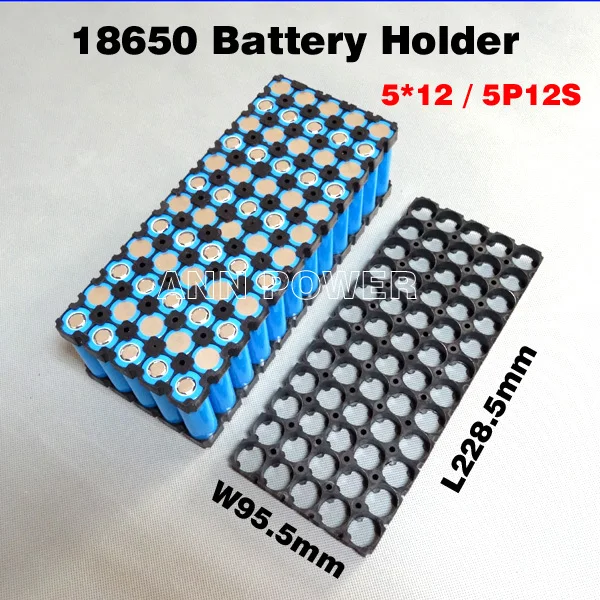 Free Shipping 5*12 5P12S 18650 LiFePO4 battery holder / bracket Used for 36V LifePO4 battery pack E-bike battery holder
Free Shipping 5*12 5P12S 18650 LiFePO4 battery holder / bracket Used for 36V LifePO4 battery pack E-bike battery holder