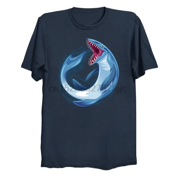 Men Short sleeve tshirt Mosasaurus Women t-shirt