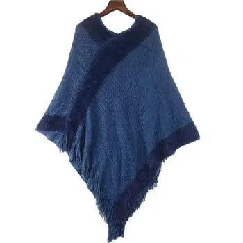 New Autumn Winter irregular tassel Women Oversized Wool Pullovers Bat Sleeve Sweater cloak shawl
New Autumn Winter irregular tassel Women Oversized Wool Pullovers Bat Sleeve Sweater cloak shawl