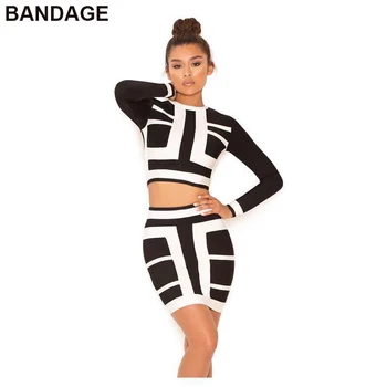 2018 Arrivals 90% Rayon Bodycon Bandage Two Piece Mini Dress Set Zipper Back Long Sleeve Crop Top Party Women 2 Pieces Sets
2018 Arrivals 90% Rayon Bodycon Bandage Two Piece Mini Dress Set Zipper Back Long Sleeve Crop Top Party Women 2 Pieces Sets