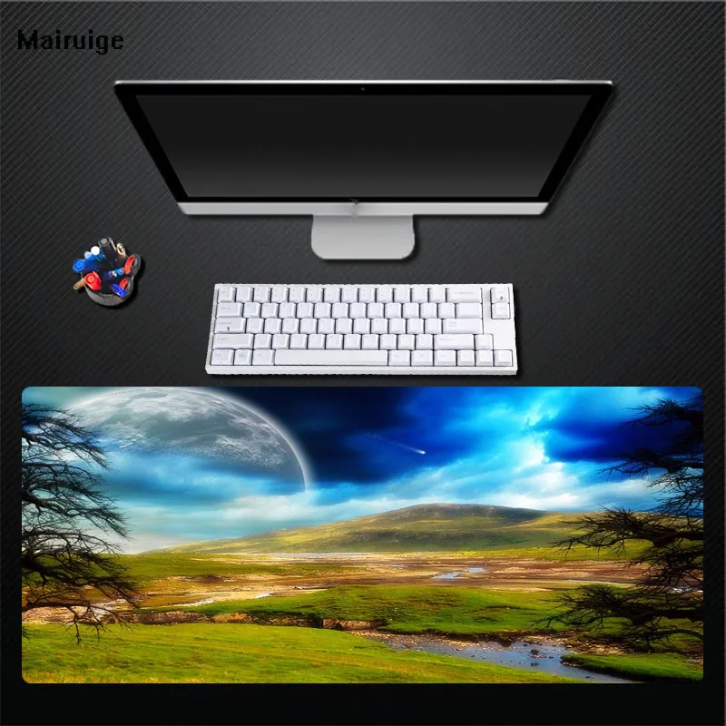 Mairuige Green Grassland Beautiful Landscape Mouse Pad Computer Game Universal Accessories Mouse Pad 400X900 Big Table Mat
Mairuige Green Grassland Beautiful Landscape Mouse Pad Computer Game Universal Accessories Mouse Pad 400X900 Big Table Mat