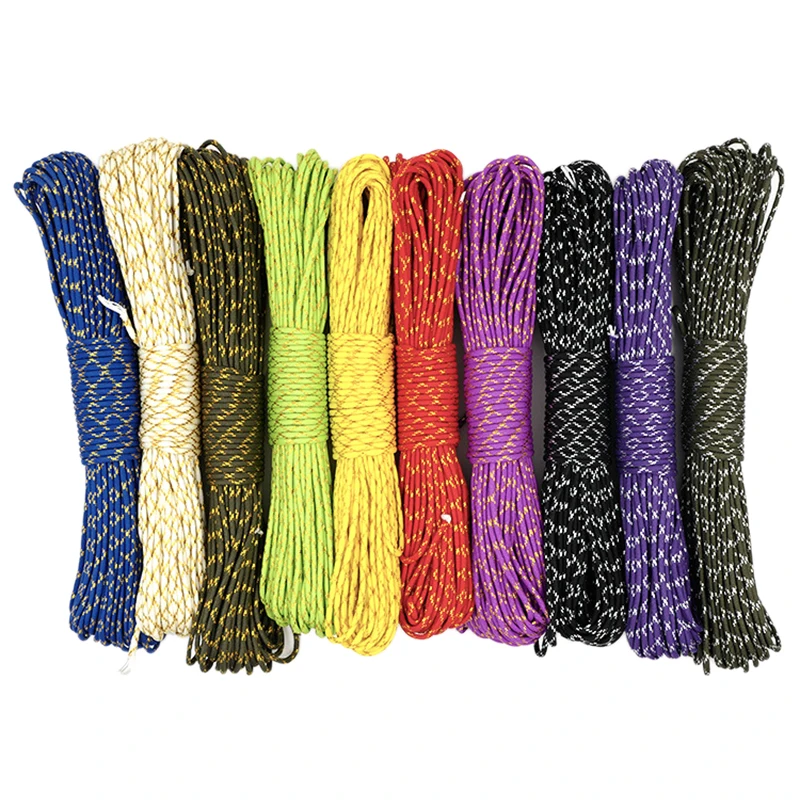 Metallic 550 Paracord Parachute Cord Lanyard with Sparkle Glitter Tracers for Gift Wrap Holiday Decoration DIY Crafting
Metallic 550 Paracord Parachute Cord Lanyard with Sparkle Glitter Tracers for Gift Wrap Holiday Decoration DIY Crafting