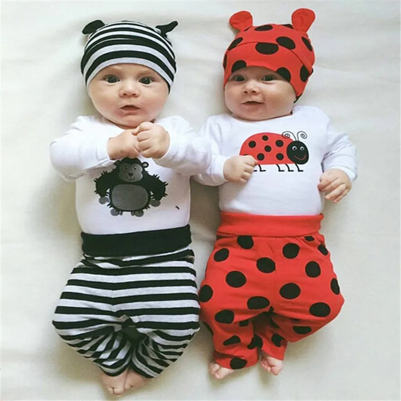 2016 Newborn Infants Baby Boys Girls Rompers baby clothing sets baby clothes 3pcs long sleeve infant rompers+trousers+hat
2016 Newborn Infants Baby Boys Girls Rompers baby clothing sets baby clothes 3pcs long sleeve infant rompers+trousers+hat