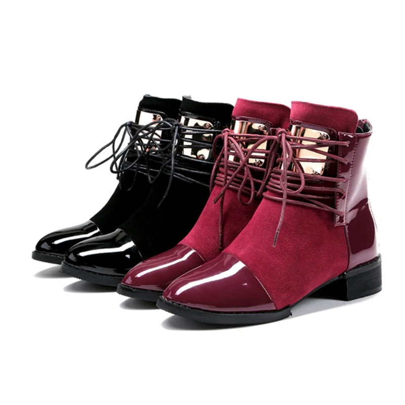 2018 New Trend Winter Women Motorcycle Boots British Style Ladies Vintage Boots Lace-up Women Flat Boots 011
2018 New Trend Winter Women Motorcycle Boots British Style Ladies Vintage Boots Lace-up Women Flat Boots 011