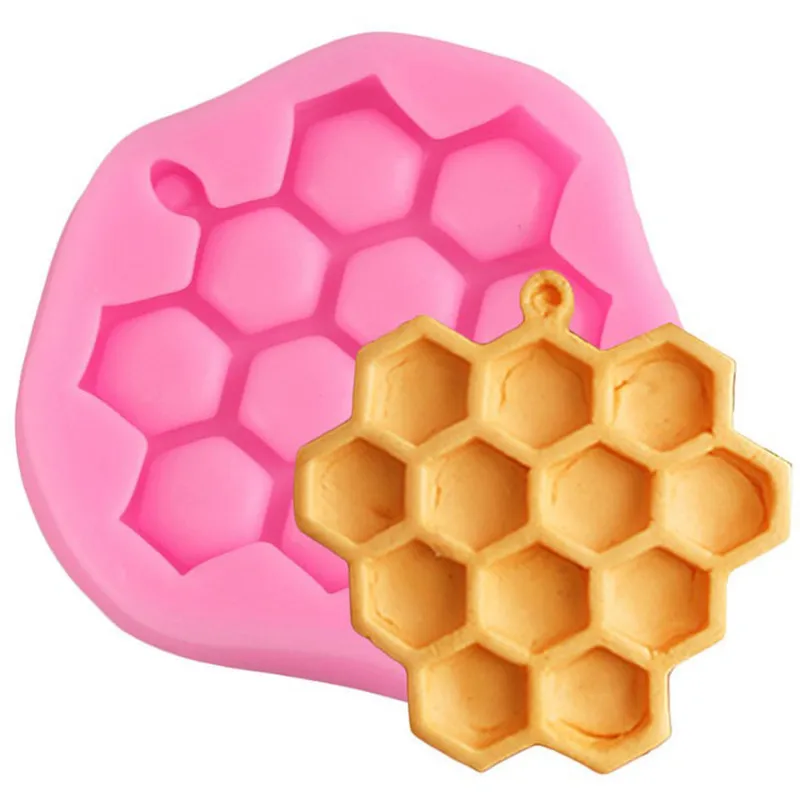 

TTLIFE 1PC Honeycomb Cakes Molds Silicone Mold Fondant Cake Chocolate Soap Candy Biscuit Sugar Moulds Baking Kitchen Accessories