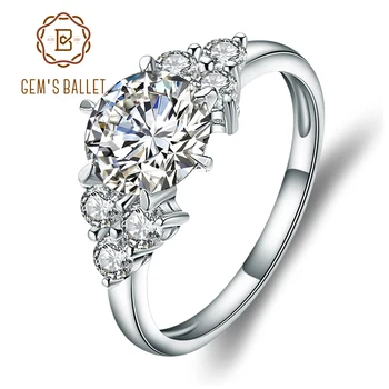 Gem's Ballet Cubic Zirconia Anniversary Bridal Ring 925 Sterling Silver Engagement Wedding Band Ring For Women Birthday Present
Gem's Ballet Cubic Zirconia Anniversary Bridal Ring 925 Sterling Silver Engagement Wedding Band Ring For Women Birthday Present