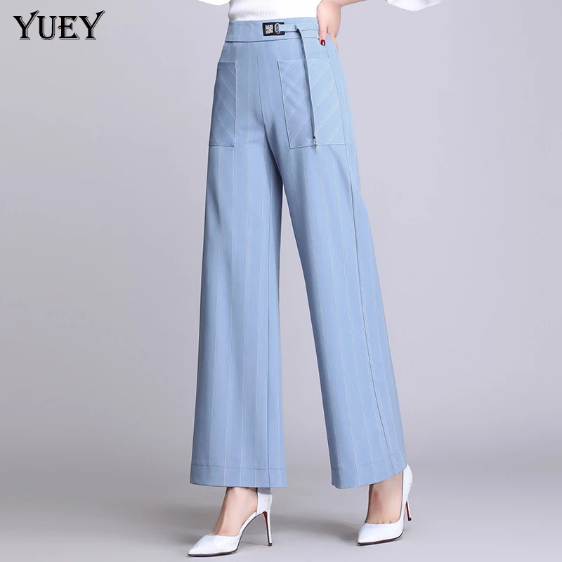 2019 New M To 6XL Korean Style Fashion Pants Women Hgh Waist Wide Leg Loose Striped Pants For Autumn Office Trousers With Belt
2019 New M To 6XL Korean Style Fashion Pants Women Hgh Waist Wide Leg Loose Striped Pants For Autumn Office Trousers With Belt