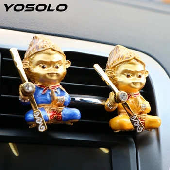 Chinese Culture Design Sun Wukong Car Air Freshener Monkey Shape Car Outlet Clip Perfume Car-styling Monkey King Zinc Alloy
Chinese Culture Design Sun Wukong Car Air Freshener Monkey Shape Car Outlet Clip Perfume Car-styling Monkey King Zinc Alloy
