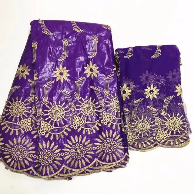 5 Yards+2 Yards India Bazin Riche Getzner Lace Fabric 2018 With Blouse Blue Color Beaded Gold Line Embroidered Lace Basin Fabric
5 Yards+2 Yards India Bazin Riche Getzner Lace Fabric 2018 With Blouse Blue Color Beaded Gold Line Embroidered Lace Basin Fabric