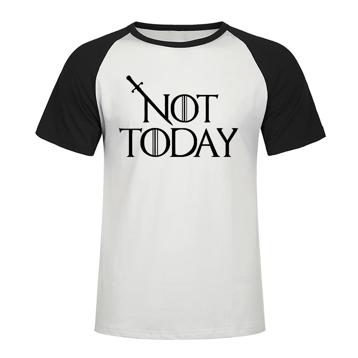 Not Today Arya Stark Game Of Thrones T Shirt House Stark Fashion Men Raglan T Shirt Cotton Summer T-shirt Men Clothes 2019
Not Today Arya Stark Game Of Thrones T Shirt House Stark Fashion Men Raglan T Shirt Cotton Summer T-shirt Men Clothes 2019
