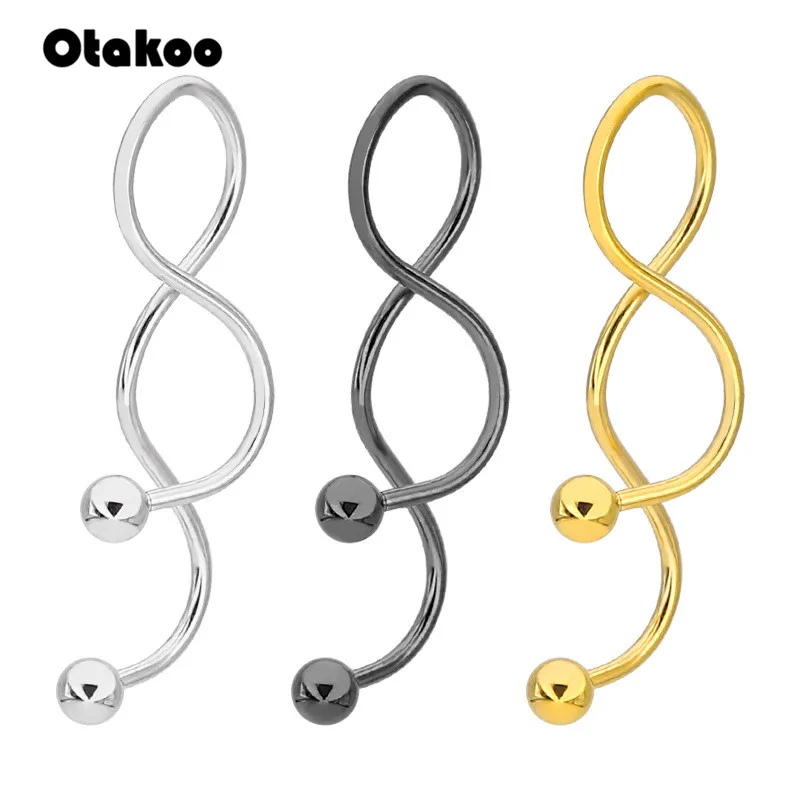 Otakoo 1Pcs Twist Spiral Ear Industrial Piercing Barbells Belly Button Ring Navel Piercing Umbilical Ring Navel Ring Nice Gift
Otakoo 1Pcs Twist Spiral Ear Industrial Piercing Barbells Belly Button Ring Navel Piercing Umbilical Ring Navel Ring Nice Gift