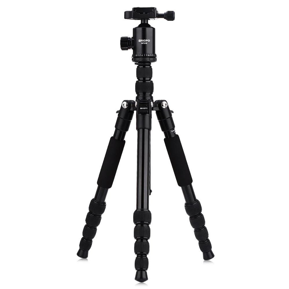 

TRIOPO MT259 58.6 inch Lightweight Tripod Monopod Portable Aluminum Alloy Tripod with 1/4 Screw adjustable-height legs