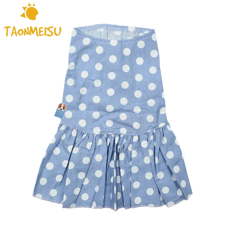 Summer Linen Cute Dotted Pet Dog Puppy Princess Dress Pet Clothes 2 color XS/S/M/L 1pcs Newest 2017
Summer Linen Cute Dotted Pet Dog Puppy Princess Dress Pet Clothes 2 color XS/S/M/L 1pcs Newest 2017