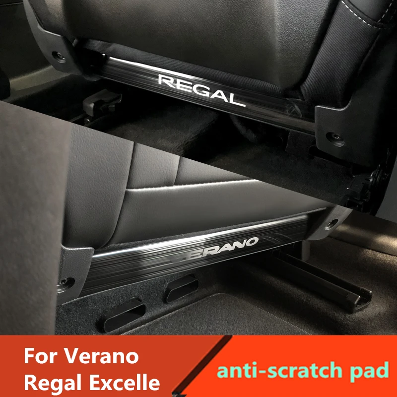 Interior Rear Seat anti-kick plate anti-scratch pad stainless steel trim 2pcs for Buick Verano Regal Excelle accessories
Interior Rear Seat anti-kick plate anti-scratch pad stainless steel trim 2pcs for Buick Verano Regal Excelle accessories