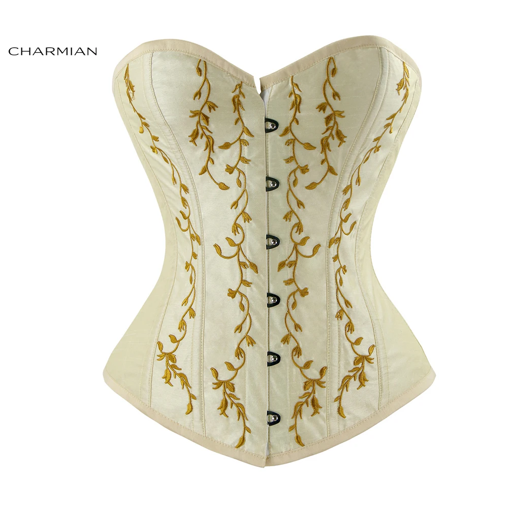 Charmian Women's Sexy Vintage Gothic Overbust Corset Top Spiral Steel Boned Steampunk Corsets and Bustiers Corselet
Charmian Women's Sexy Vintage Gothic Overbust Corset Top Spiral Steel Boned Steampunk Corsets and Bustiers Corselet