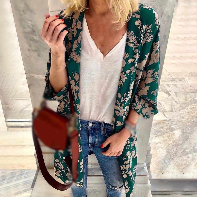Women Tops Ladies Blouse Beach Summer Floral Print Cardigan Party Blazer Cover Up Coat Vintage Retro Casual Kimono
Women Tops Ladies Blouse Beach Summer Floral Print Cardigan Party Blazer Cover Up Coat Vintage Retro Casual Kimono