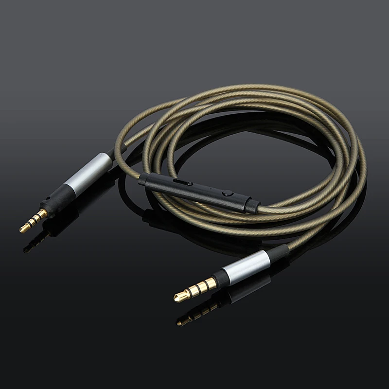 Replacement upgrade Silver Audio Cable with Remote Mic For Sennheiser HD595 HD598 Cs HD599 HD 569 579 558 518 Headphones
Replacement upgrade Silver Audio Cable with Remote Mic For Sennheiser HD595 HD598 Cs HD599 HD 569 579 558 518 Headphones