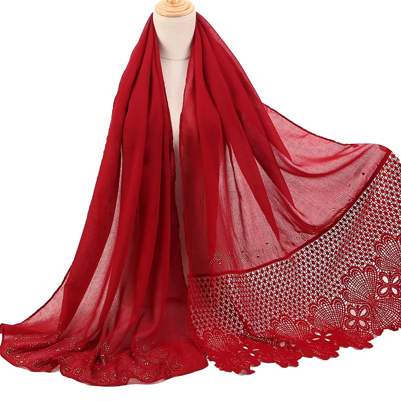 New Design Big Size cotton soft lace scarf hijab floral embroidery scarf shinny crystal scarf long muslim HIJAB scarves/shawls
New Design Big Size cotton soft lace scarf hijab floral embroidery scarf shinny crystal scarf long muslim HIJAB scarves/shawls