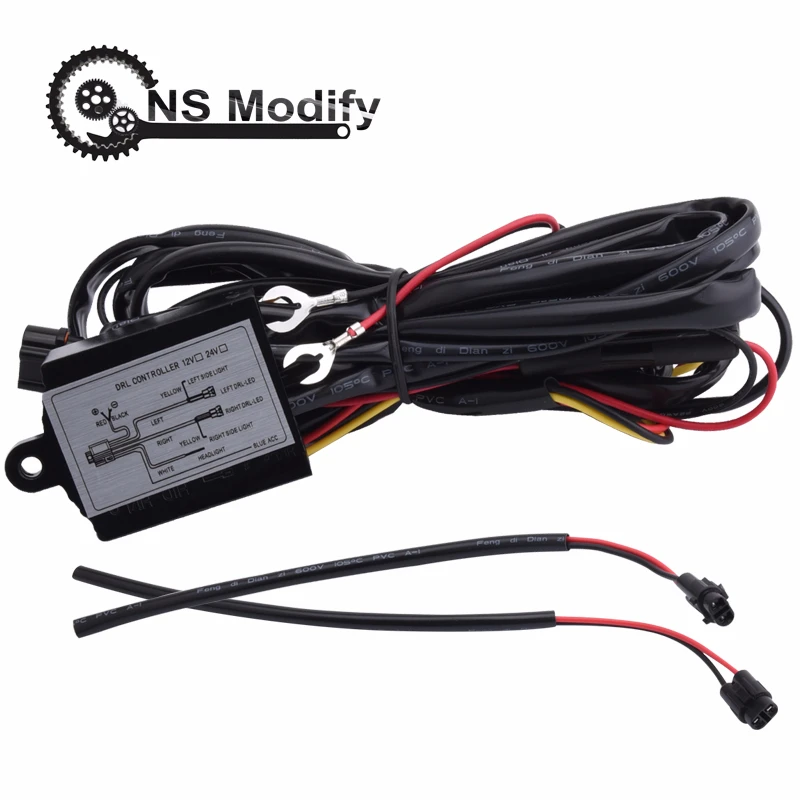 NS Modify Car LED Daytime Running Lights Fog Light Controller Relay Harness Dimmer Auto DRL Relay Harness Control 12V 2.5A
NS Modify Car LED Daytime Running Lights Fog Light Controller Relay Harness Dimmer Auto DRL Relay Harness Control 12V 2.5A