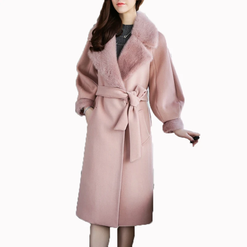 100% Wool Jacket Mink Fur Collar Winter Jacket Women Clothes 2018 Korean Cashmere Double Side Woolen Coat Casaco Feminino ZT764
100% Wool Jacket Mink Fur Collar Winter Jacket Women Clothes 2018 Korean Cashmere Double Side Woolen Coat Casaco Feminino ZT764