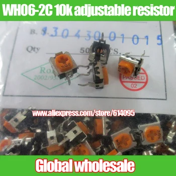 500pcs WH06-2C yellow trim adjustable resistor / adjustable horizontal adjustable potentiometer 103 10K
500pcs WH06-2C yellow trim adjustable resistor / adjustable horizontal adjustable potentiometer 103 10K