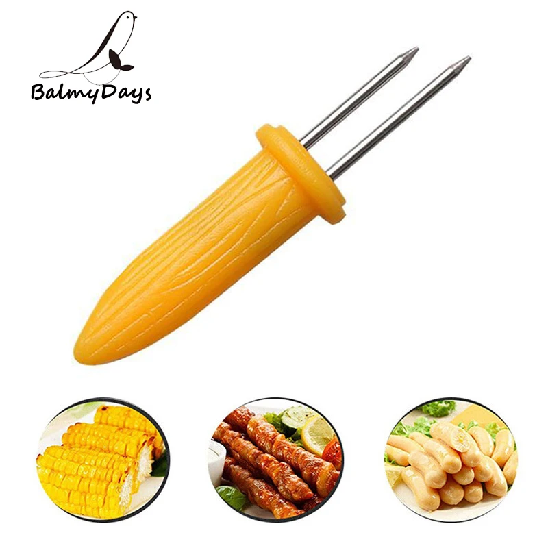 10Pcs Corn Holders Stainless Steel BBQ Forks Small Corn Cob Holders Skewers Prongs Barbecue Meat Fork Outdoor Party BBQ Tools
10Pcs Corn Holders Stainless Steel BBQ Forks Small Corn Cob Holders Skewers Prongs Barbecue Meat Fork Outdoor Party BBQ Tools