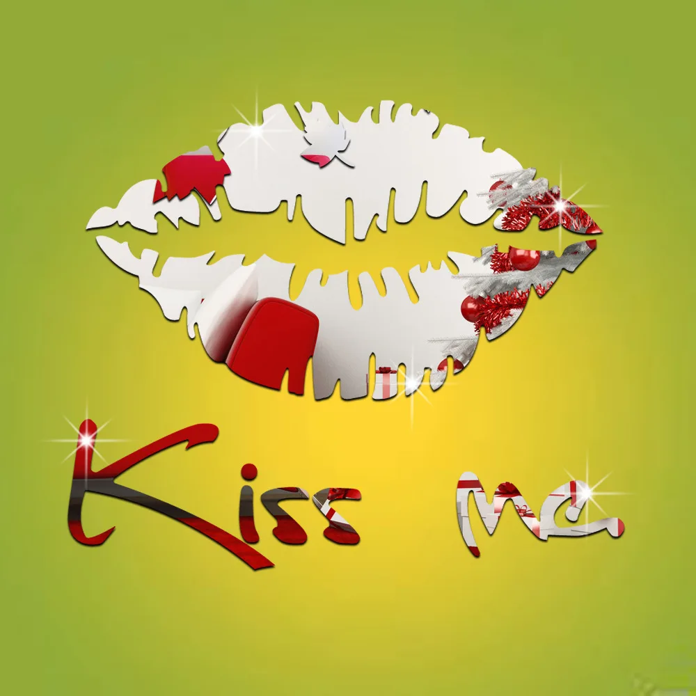 Funlife creative three-dimensional red lip mirror wall sticker foreign trade popular style living bedroom adornment MS361259
Funlife creative three-dimensional red lip mirror wall sticker foreign trade popular style living bedroom adornment MS361259