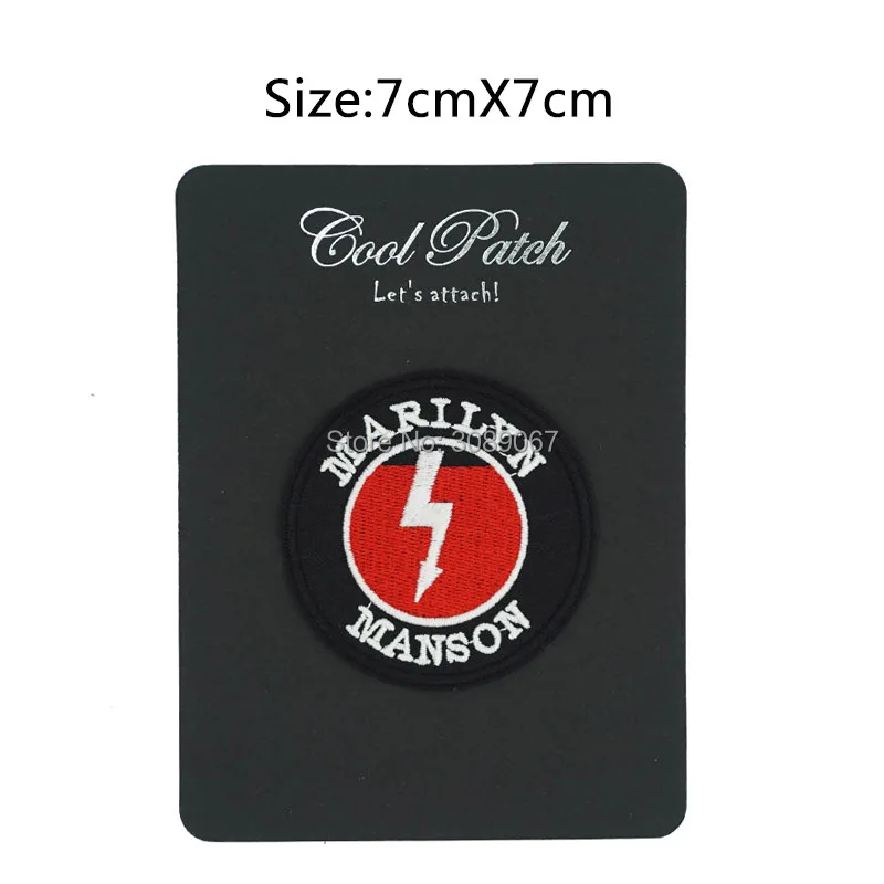 MARILYN MANSON Logo Music Rock Band LOGO Embroidered NEW IRON ON and SEW ON Patch Heavy Metal Custom design patch available
MARILYN MANSON Logo Music Rock Band LOGO Embroidered NEW IRON ON and SEW ON Patch Heavy Metal Custom design patch available